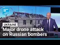Download Lagu Ukraine launches major drone attack on Russian bombers • FRANCE 24 English
