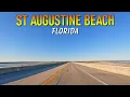 St Augustine Beach Florida Driving Through