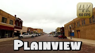 Driving Around Small Town Plainview Texas in 4k