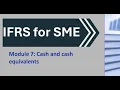 IFRS for SMEs Module 7 Statement of Cash Flows