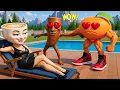 Download Lagu Ballerina Cappuccina Become Strong with Tung Tung Sahur in Granny House | Funny Horror Animation