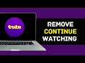 How to Remove Continue Watching on Tubi TV Full Guide