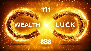 111 + 888 Hz Manifest Infinite Wealth and Good Fortune, Your Path to Abundance is Opening