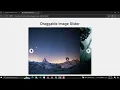 Draggable Image Slider Using HTML CSS and JavaScript with Source Code