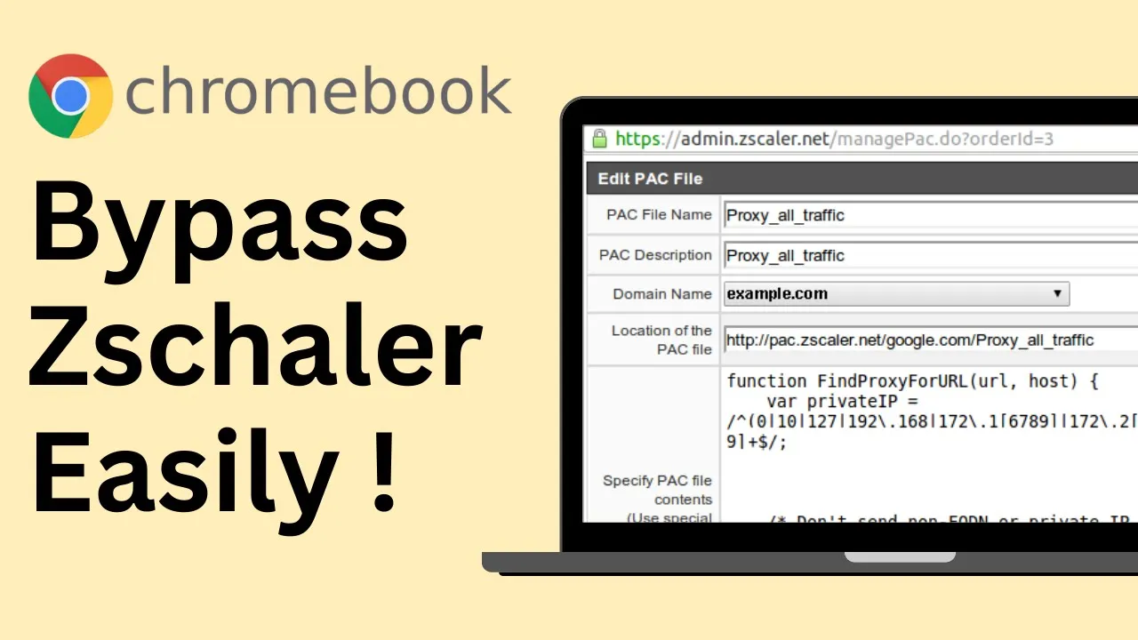 How To Bypass Zscaler On School Chromebook !