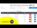 Crud System in PHP with MySQL Intro part 1 in Hindi - 34
