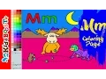 Alphabet M Coloring Pages for Kids - Learning Letter M Coloring Activities