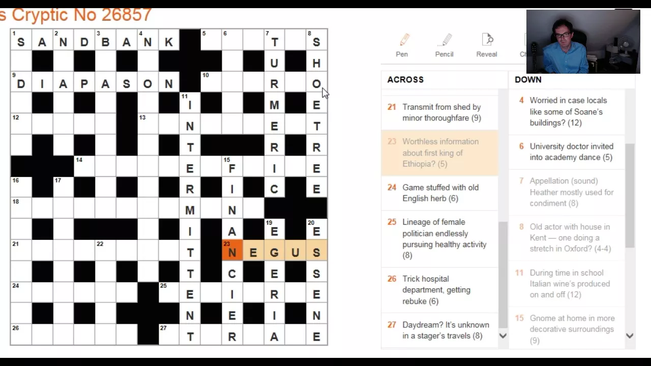 How to solve The Times crossword on 16 October 2017