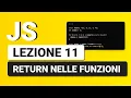 Javascript Tutorial Italian 11 - Return values from Functions