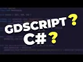 Should I use GDScript or C in the Godot game engine