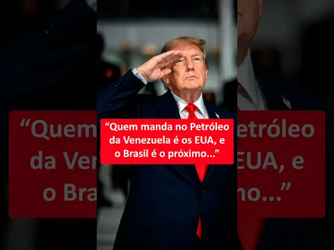 EUA decretam o FIM da VENEZUELA com acordo petrolífero de TRUMP?