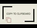 Copy Text to clipboard Android studio - Kotlin