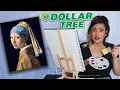 I Painted A 17th Century Masterpiece With 1 Dollar Store Supplies