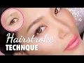 How do you do Microblading hair strokes and Machine