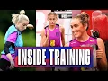 Download Lagu Leah’s Shooting Boots! Grace’s Smoothies \u0026 Sharp-Shooting After Training 🤩 | Inside Training