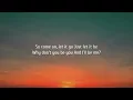 Jordan Davis - Let It Go (Lyrics)