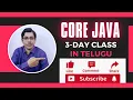 Core Java Day 3 Class Local Variables Instance Variables Static Variables Constructors