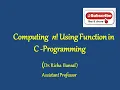 Computing factorial n using function in c-programming