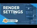 Render Settings Introduction - Blender 2 80 Fundamentals