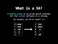 Suffix array introduction