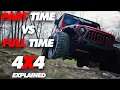 Part Time vs Full Time 4X4 Explained