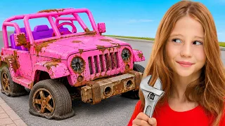 Nastya và món quà sinh nhật tự làm tặng bạn