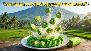 Bongkar Resep Bakulan: Cara Bikin 100 Potong Bolu Gulung Pandan Anti Gagal!