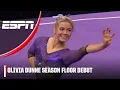 Olivia Dunne s SEASON FLOOR DEBUT for LSU on FRIDAY NIGHT HEIGHTS ESPN College Gymnastics