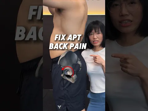 Your back pain actually starts in your feet! 🤯 #pelvictilt #mobility  #alignment #strengthtraining