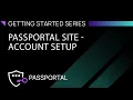 Passportal Site - Account Setup