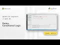 Demo Conditional Logic Python for Beginners 20 of 44