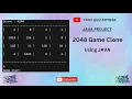 2048 Game Clone Java Project Game Development