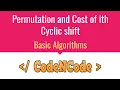 L004 Permutation Cost of ith Cyclic Shift Basic algorithms Implementation CodeNCode