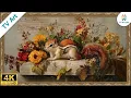Vintage Autumn Squirrel Frame TV Art Cozy Fall Home Decor Screensaver 10 Hours 4K No Music