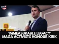 Download Lagu Duizenden rouwenden wonen wake bij voor Maga-activist Charlie Kirk in Kennedy Center | 4K | N18G