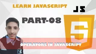 08 - Operators in JS JavaScript tutorials for beginners in Yazdan Haider
