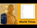 How to make a multi time zone clock in SwiftUI