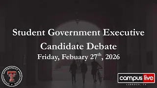 SGA Executive Candidate Forum Streamed With Campus Live