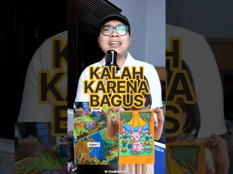 Kalah Lomba Karena Hasil Mewarnainya Terlalu Bagus