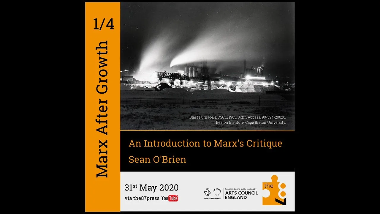 Marx After Growth: An Introduction to Marx's Critique (Sean O'Brien, the87press)