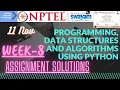 NPTEL Programming Data Structures And Algorithms Using Python Week-8 Assignment Solutions