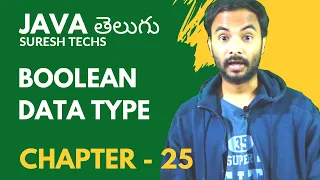 Java In Telugu Chapter - 25 boolean data type in java
