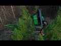 Three Generations Working in the Woods Decker Chipping Logging John Deere Forestry