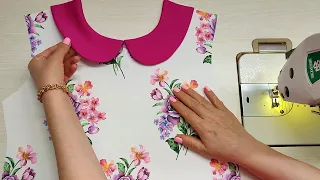 Download Peter pan collar cutting and stitching for beginners ✅ MP3