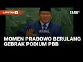 Download Lagu Momen Presiden Prabowo Gebrak Podium di Sidang Umum PBB I Liputan6