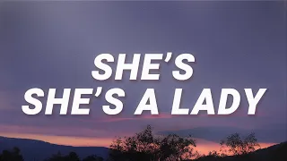 Ricky Montgomery - She is she is a lady (Line without a hook) (Lyrics)