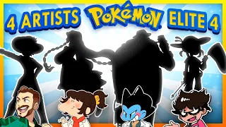 4 Artists Design Elite 4 & their Ace Pokemon