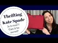 Designer Bag Thrift Haul Kate Spade - Nylon Sam Is this real and can it be saved