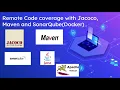 Remote Code coverage with Jacoco Maven and SonarQube Docker