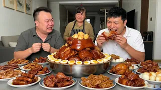 My silly brother stole my eggs, so I missed out on braised pork.